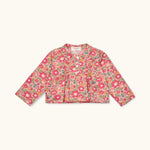 Lalaby Mimi baby shirt in berry betsy pink liberty organic cotton