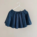 Lalaby Petra skirt for kids in whale blue cotton baby cord