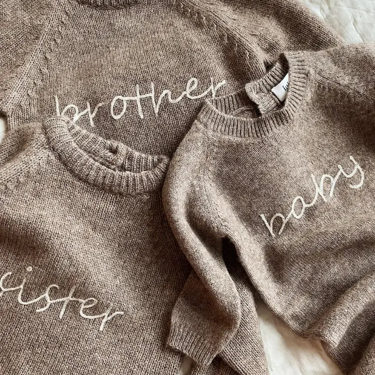 Lalaby - Sister sweater millet (baby)