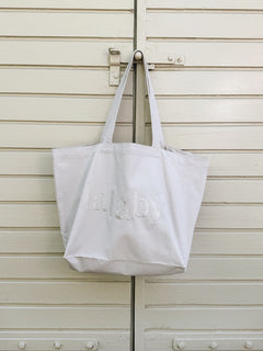 Lalaby Toto tote bag in a natural beige organic cotton