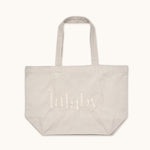 Lalaby Toto tote bag in a natural beige color, made from organic cotton, for everyday use