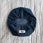 Lalaby wet wipe cover in whale blue cotton baby cord