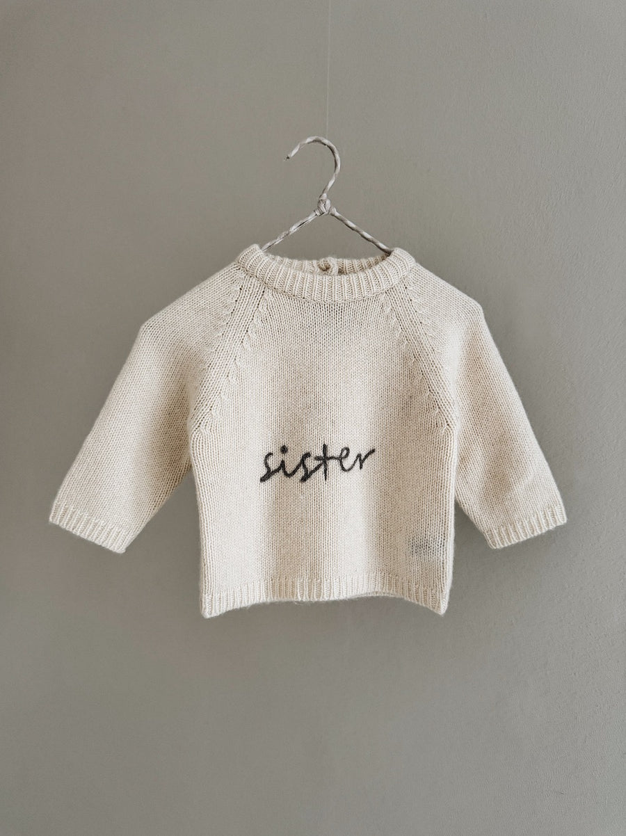 Sister sweater natural (baby)